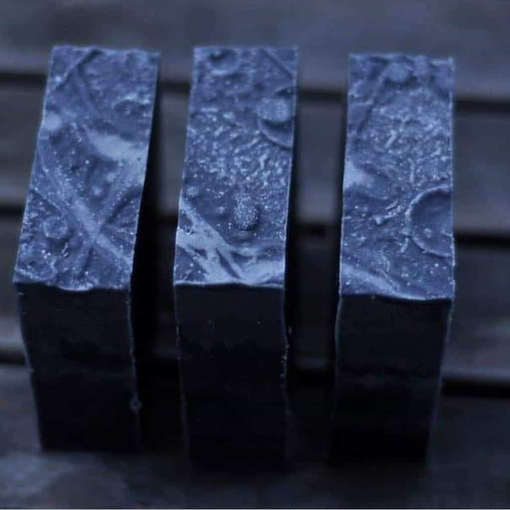 activated charcoal face soap, handmade soap bars that weigh about 6 ounces