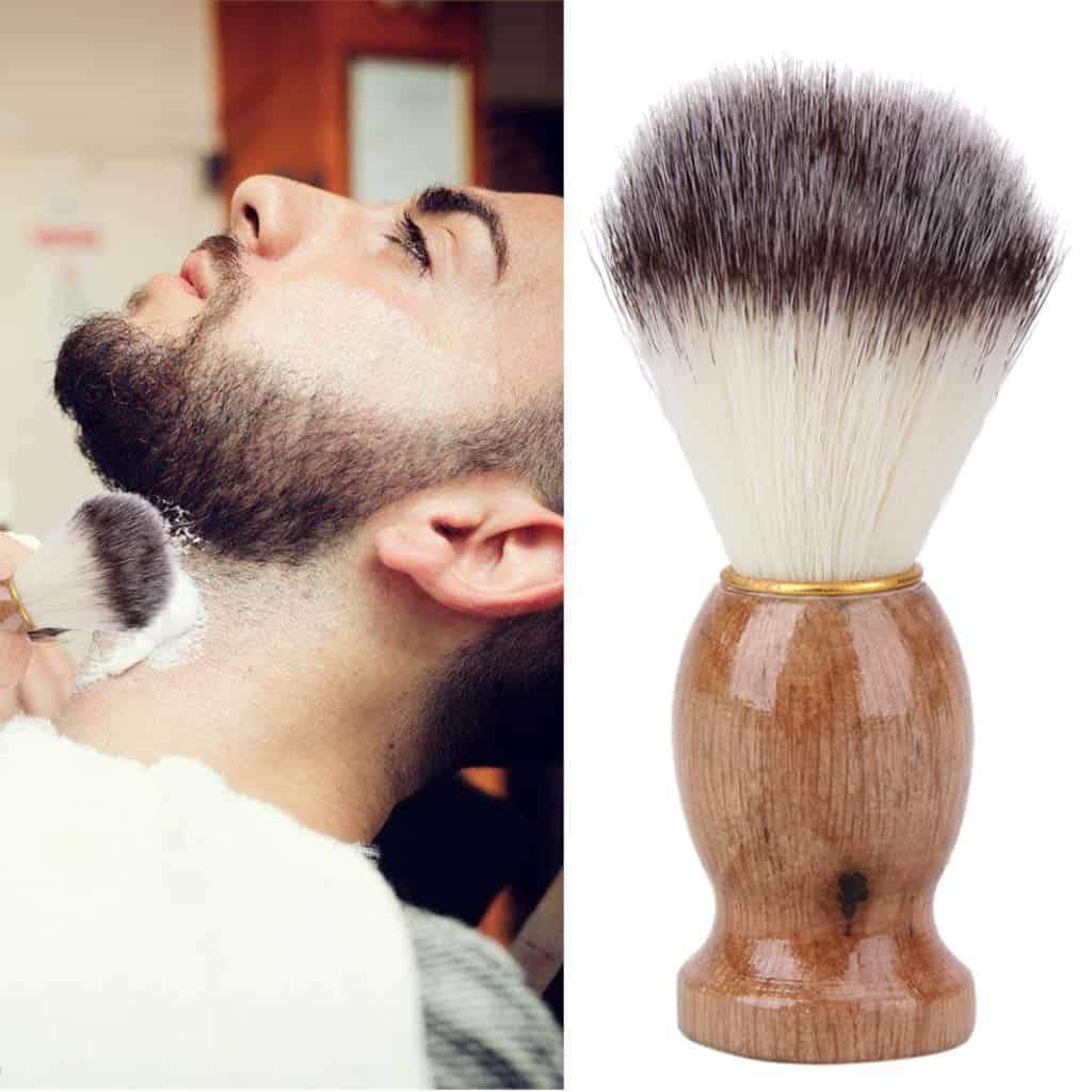 best shaving brush made of real badger hair, high quality top selling in 2019, the newest, softest, trendy mahogany handle brush