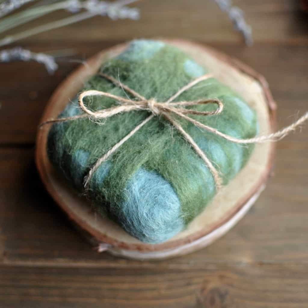 Felted Rainbow Cookie Soaps