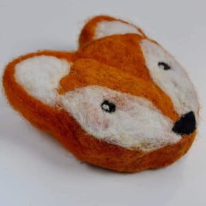 better than a loofah sponge our soap saving felted soap fox is purely made out of wool and organic plant soap, this guy is a brown and white fox soap