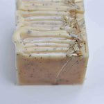 this lemongrass soap is made using lemongrass essential oil and can remind you of being in the spa but in your home