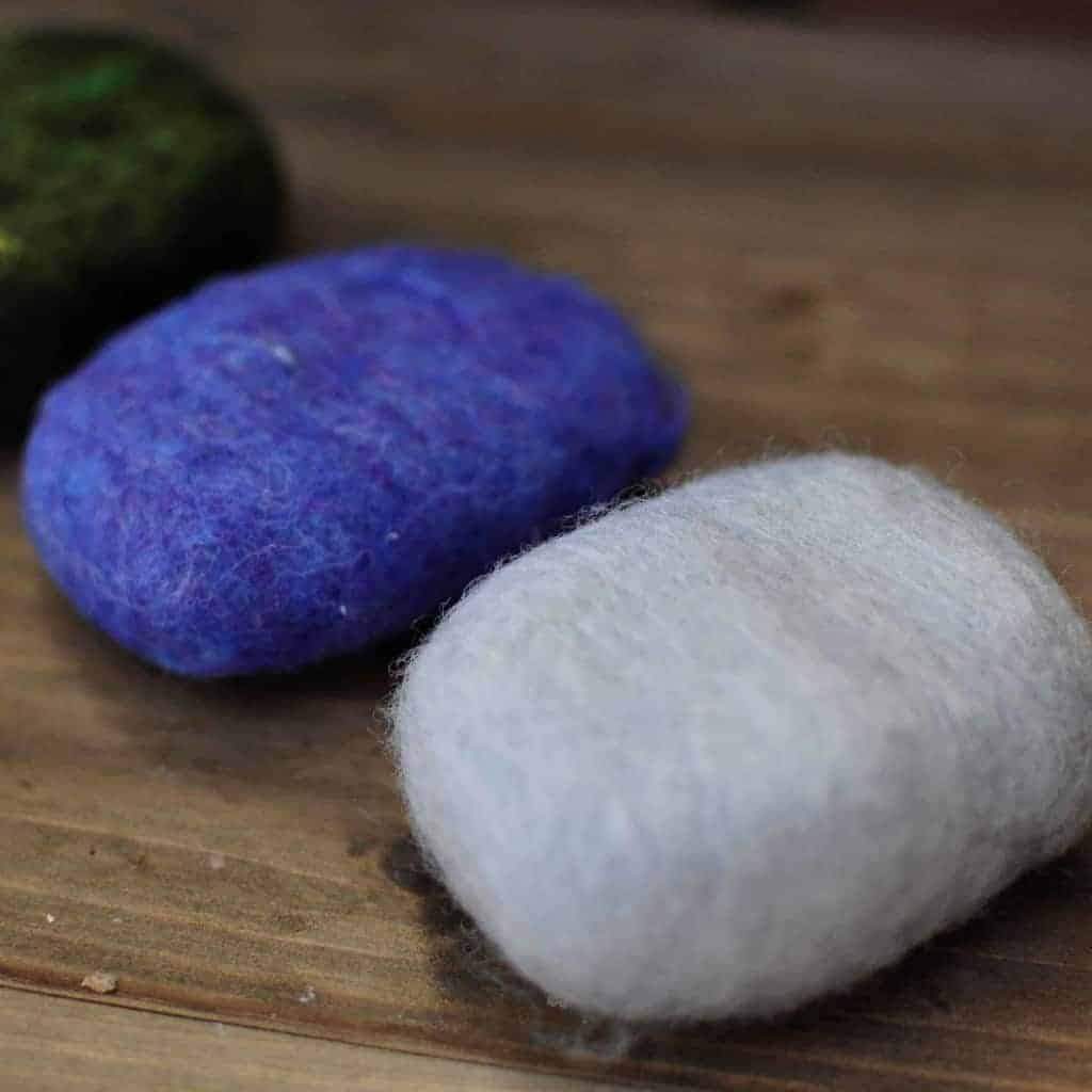 a loofah in soap, our felted mini travel bars are 5 oz and perfect to travel with, they'll last you over a month taking showers 