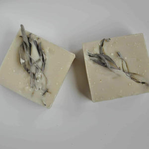 organic sage, thesage bar is a lavender and sage handmade soap with essesntial oils 