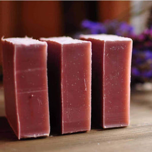 sandalwood essential oil is 1 of the main oils in this bar of soap recipe, it smells like a combo of sweet pine/love